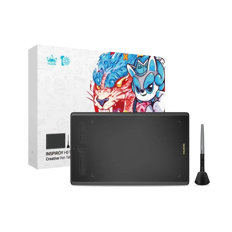 تبلت گرافیکی مدل H610x به همراه قلم نوری هوئیون ا H610x graphics tablet with Huion optical pen